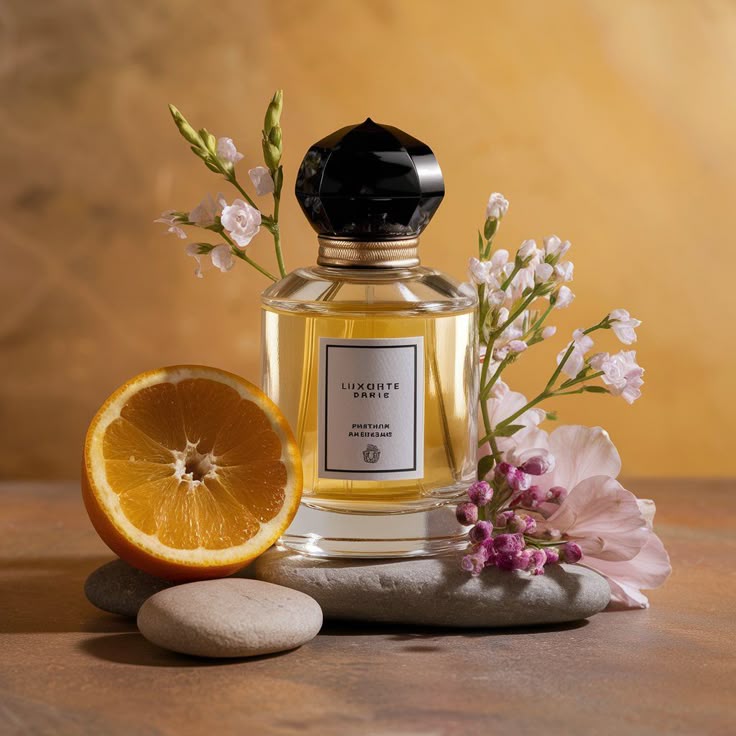 product photography a bottle of perfume